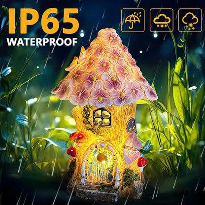 Solar Mushroom Garden Lantern