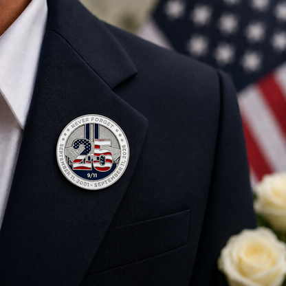25th Anniversary "All Locations" Remembrance Pin (2001–2026)