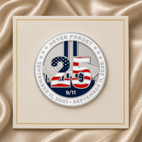 25th Anniversary "All Locations" Remembrance Pin (2001–2026)