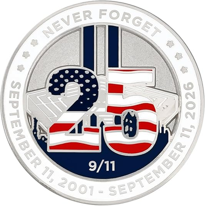 25th Anniversary "All Locations" Remembrance Pin (2001–2026)