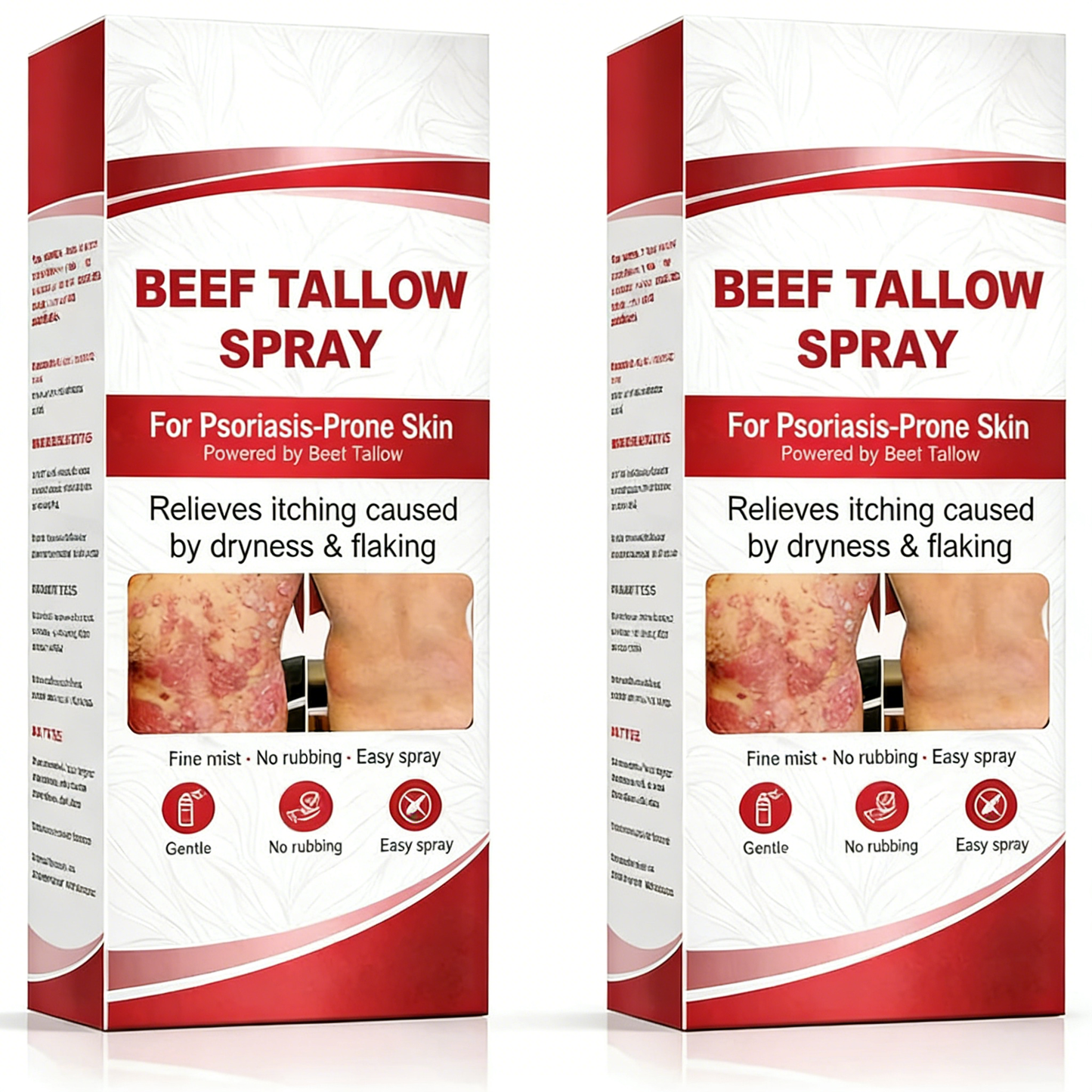Beef Tallow Spray — The No-Rub Relief for Psoriasis-Prone Skin✨