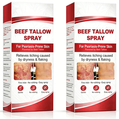 Beef Tallow Spray — The No-Rub Relief for Psoriasis-Prone Skin✨
