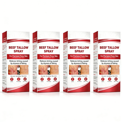 Beef Tallow Spray — The No-Rub Relief for Psoriasis-Prone Skin✨